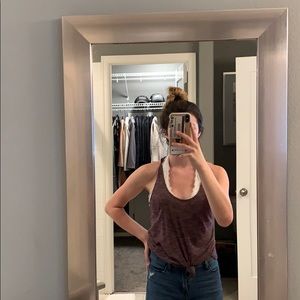 lululemon purple workout tank